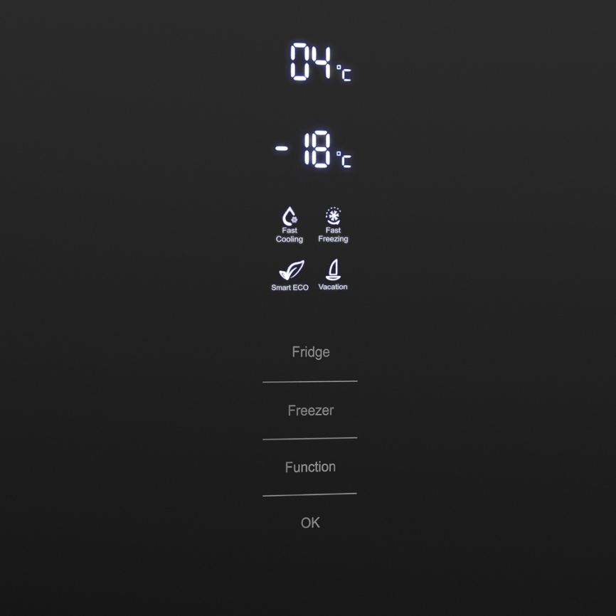 Двухкамерный холодильник Maunfeld MFF185NFB Inverter No frost, черный фото 4