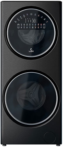 Стиральная машина с сушкой LEX LWM10714LuxIDD 10 кг, черный фото 1