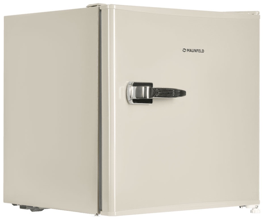 Мини-холодильник Maunfeld MFF50RBG, бежевый фото 4
