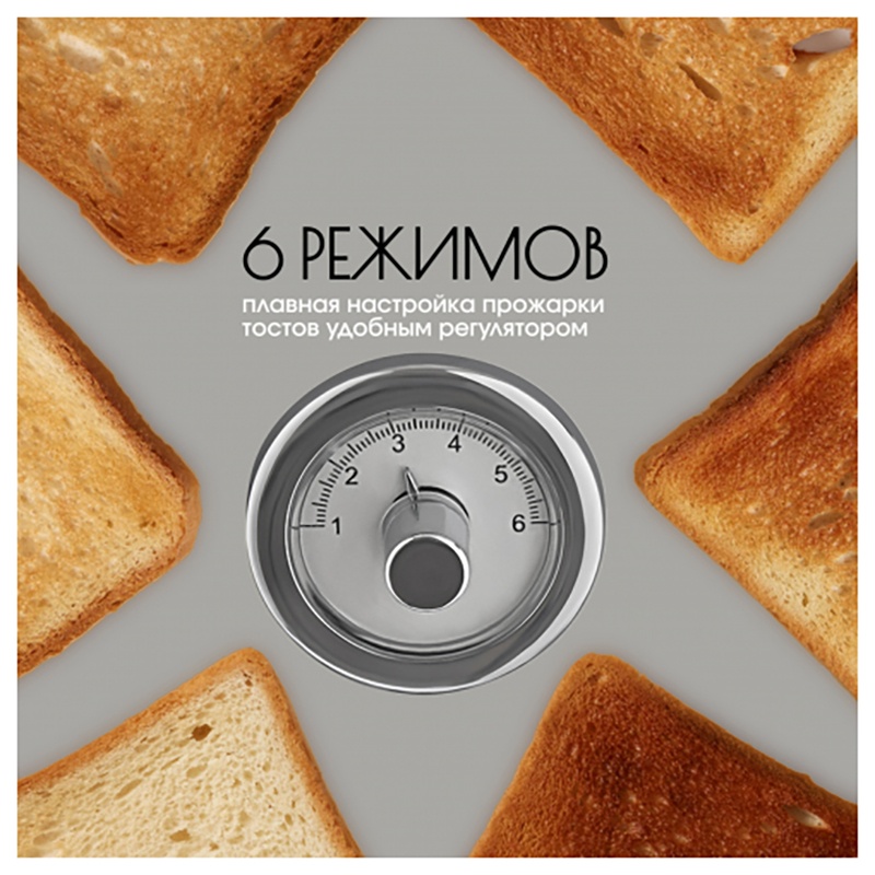 Тостер Tesler TT-245 GREY фото 5