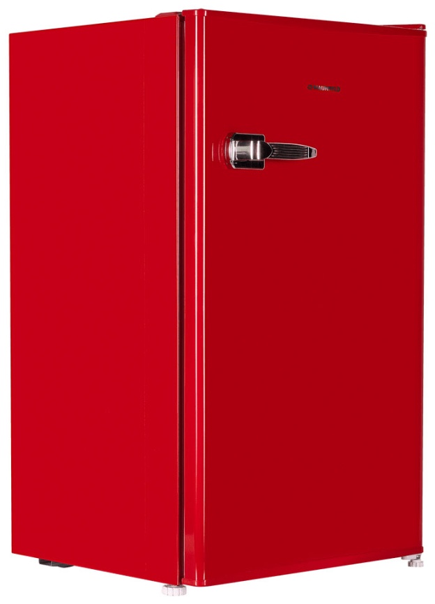 Однокамерный холодильник Maunfeld MFF83RR, красный фото 4