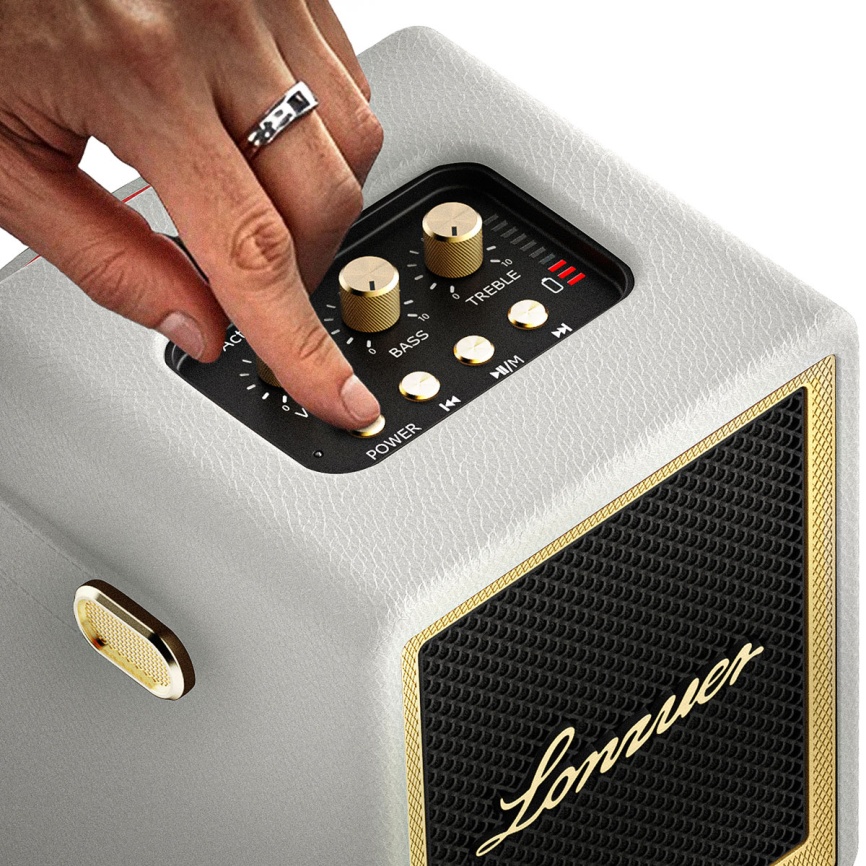 Портативная колонка Lonzuer Action, белый фото 2