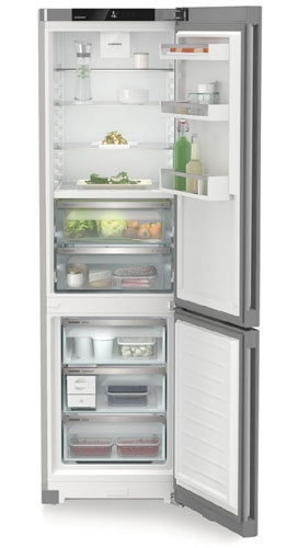 Двухкамерный холодильник Liebherr CBNsfc 572i-22 001 BioFresh No frost, серебристый фото 2