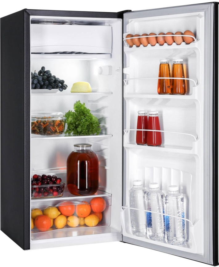 Однокамерный холодильник Nord NR 404 B, 150 л, черный матовый фото 2