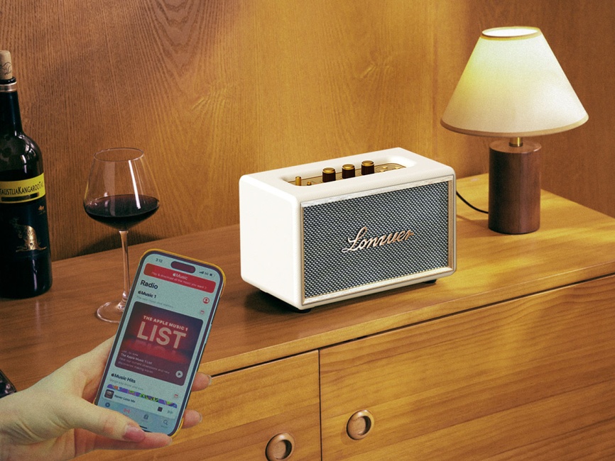 Портативная колонка Lonzuer Dream, белый фото 6