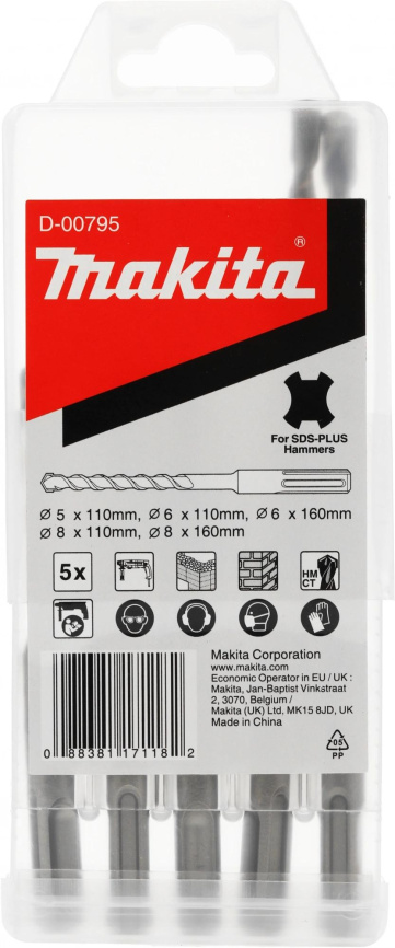 Набор буров Makita D-00795 фото 5
