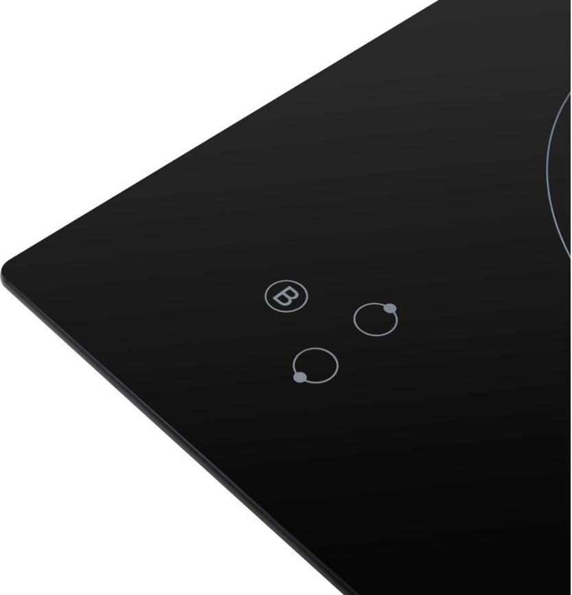 Электрическая варочная панель Maunfeld EVI.292-BK 28 см, 2 конфорки стеклокерамика, черный фото 5