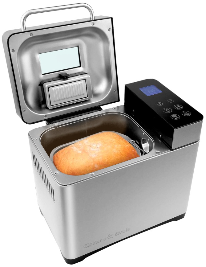 Хлебопечь Zigmund & Shtain Хлебопечь Zigmund & Shtain ZBM-601 750 Вт, 19 автопрограмм, стальной фото 2