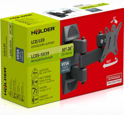 Кронштейн для телевизора Holder LCDS-5039 металлик фото 2
