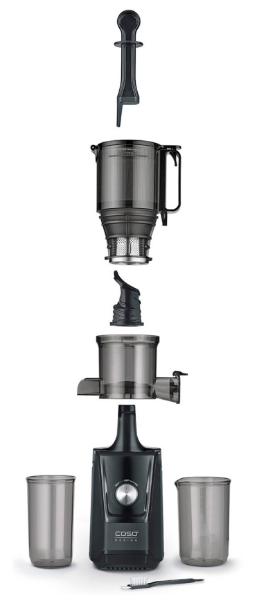 Соковыжималка шнековая Caso Juice Fit, 200 Вт, нержавеющая сталь фото 8