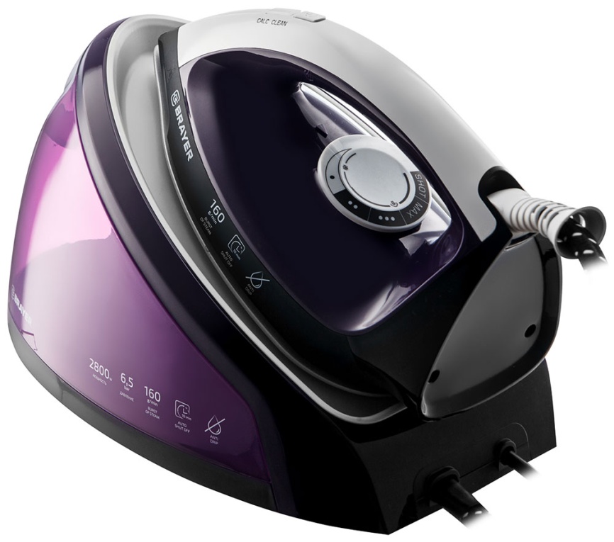 Паровая станция Brayer BR4152 фиолетовый фото 1