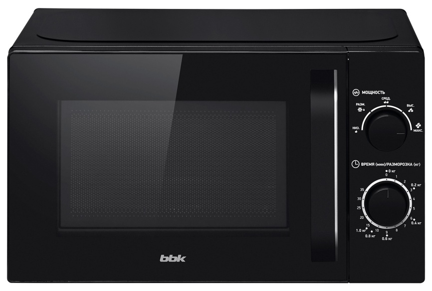 Микроволновая печь - СВЧ BBK 20MWS-760M/B, черный фото 3
