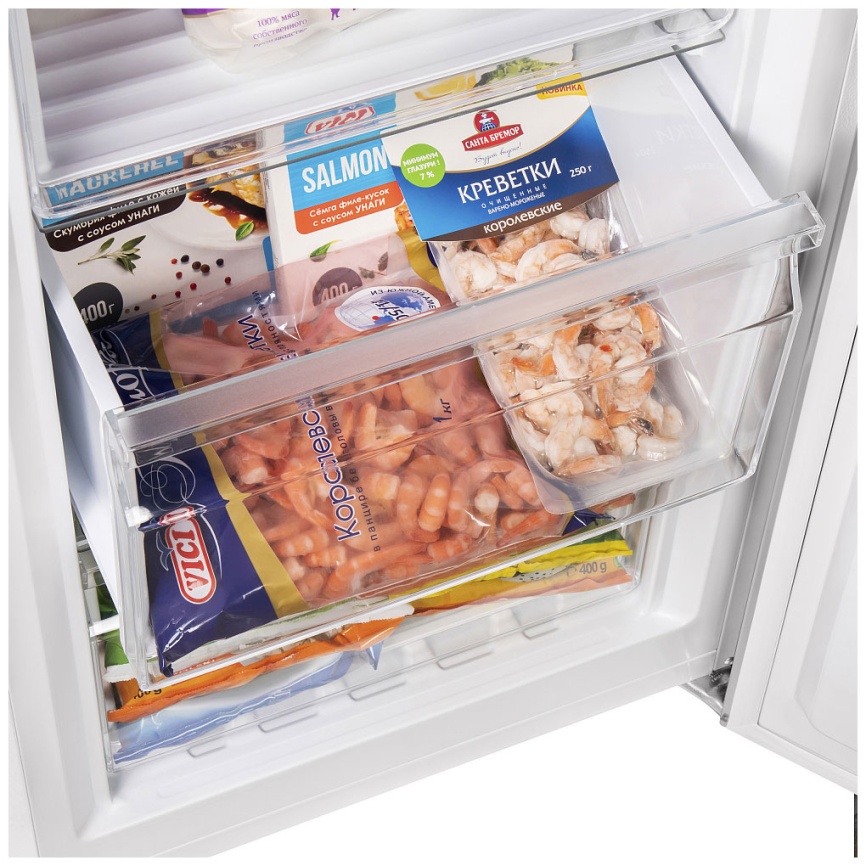 Морозильник Maunfeld MFFR170W No Frost A+ 228 л, белый фото 8