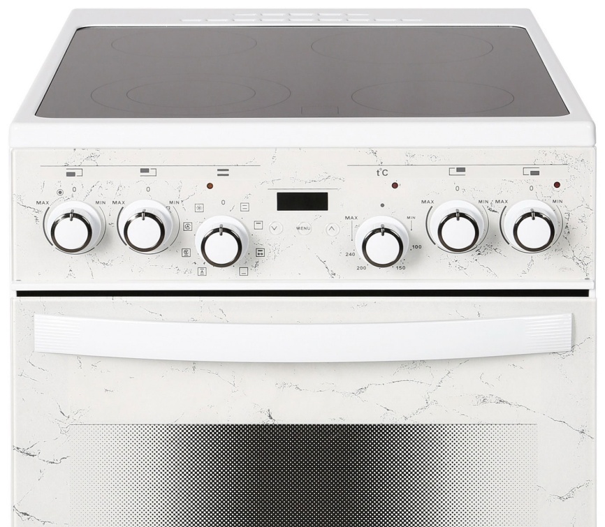 Электроплита Gefest 5560-03 0042 50 см, 55 л, 4 конфорки, белый фото 4