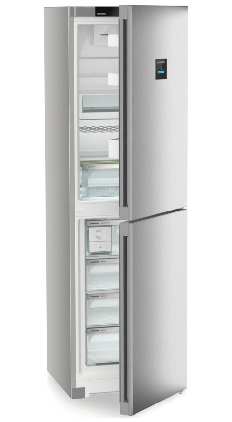 Двухкамерный холодильник Liebherr CNsfc 573i-22 001 No frost, серебристый фото 3