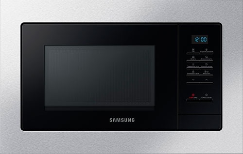 Встраиваемая микроволновая печь СВЧ Samsung MS23A7013AT/BW, нержавеющая сталь фото 1