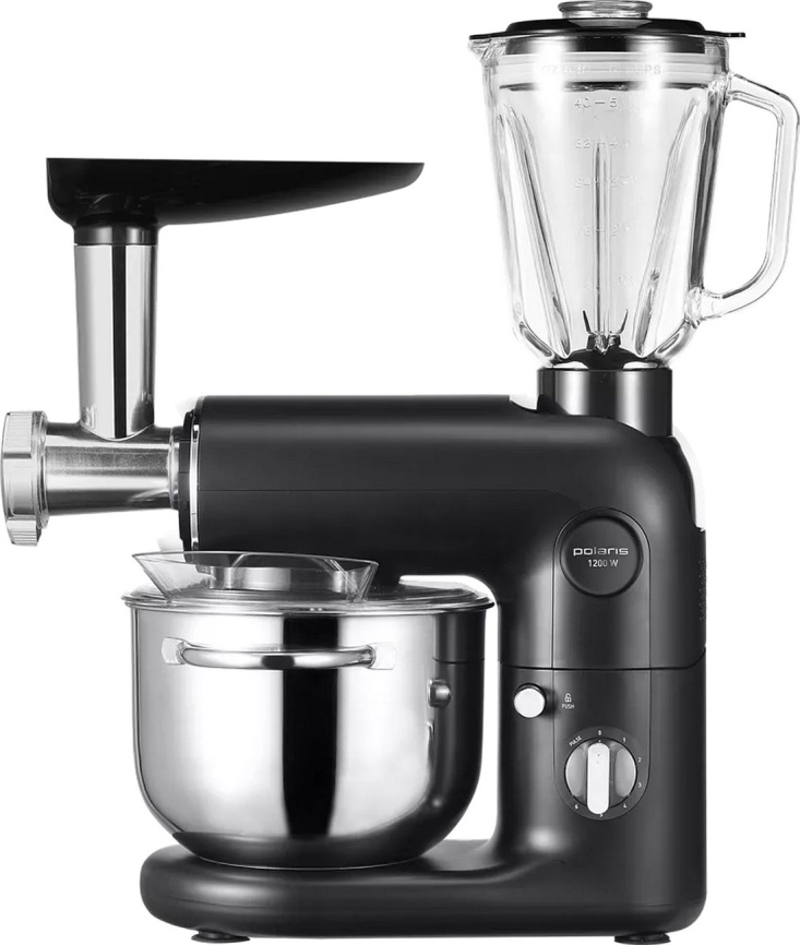 Кухонная машина Polaris PKM 1206, черный фото 1