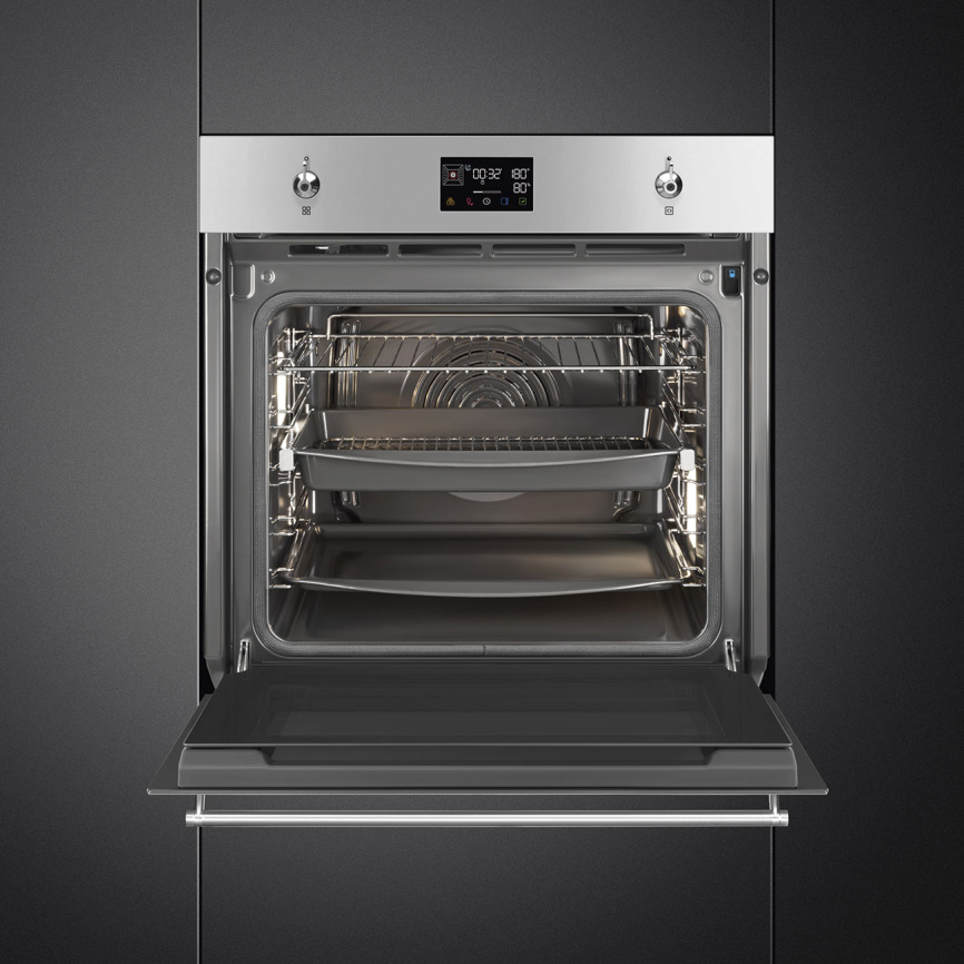 Встраиваемый духовой шкаф SMEG SOP6302S2PX фото 3