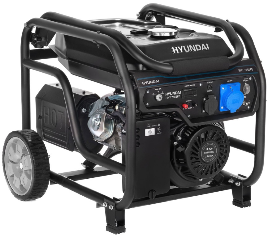 Генератор бензиновы Hyundai HHY 7050FE фото 1