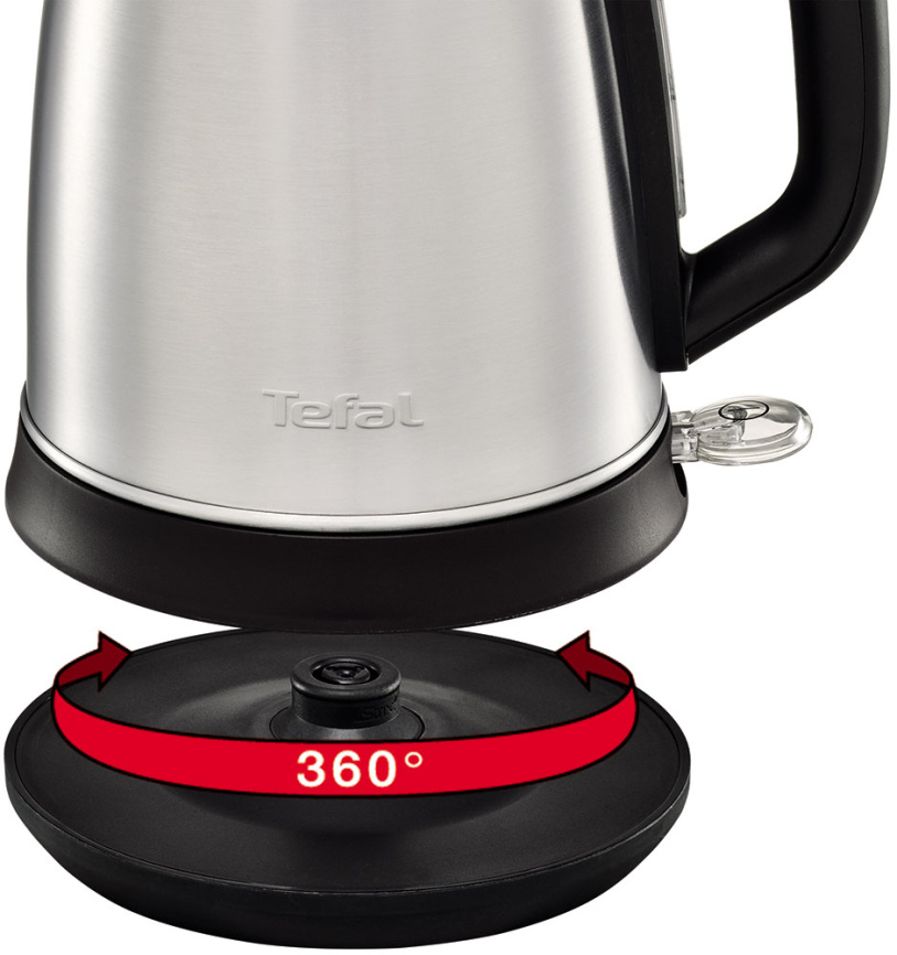 Чайник электрический Tefal Confidence KI270D30, серебристый/черный фото 11