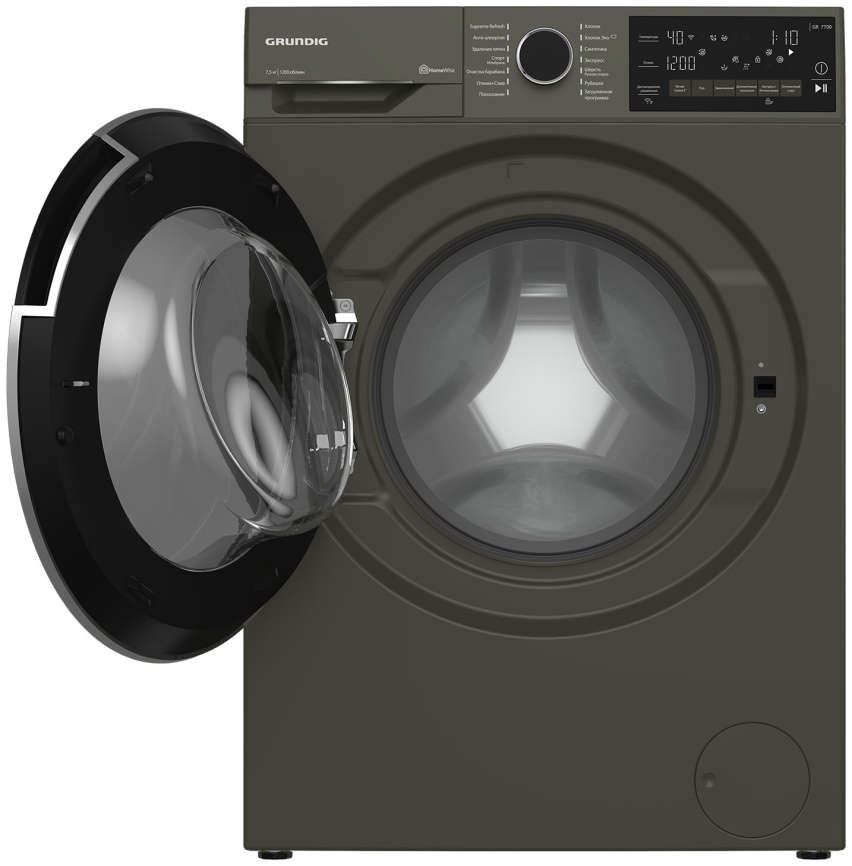 Стиральная машина Grundig GW7 P77H21 M 7,5 кг, черный фото 2