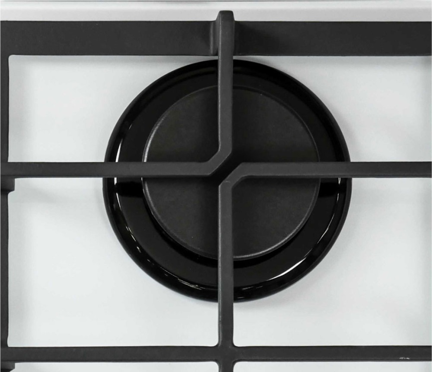 Газовая варочная панель LEX GVG 640-1 WH 60 см, 4 конфорки электроподжиг газконтроль, белый фото 2