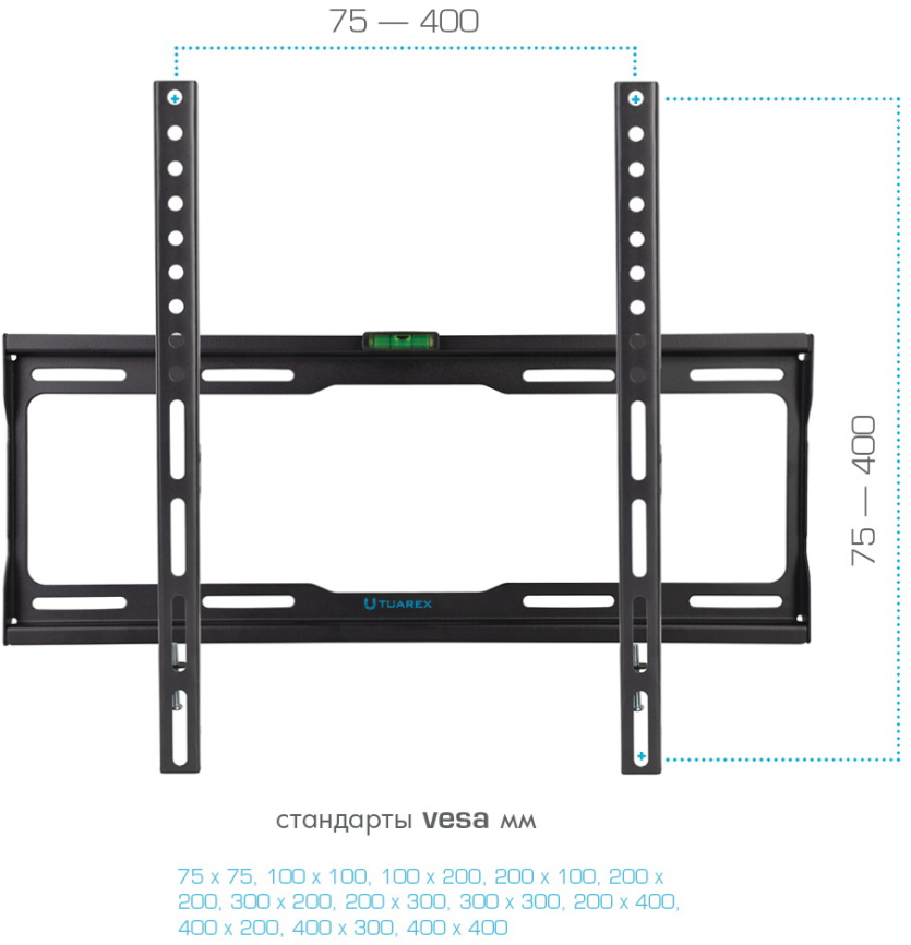 Настенный кронштейн Tuarex для LED/LCD/PLASMA телевизоров OLIMP-113 black фото 7
