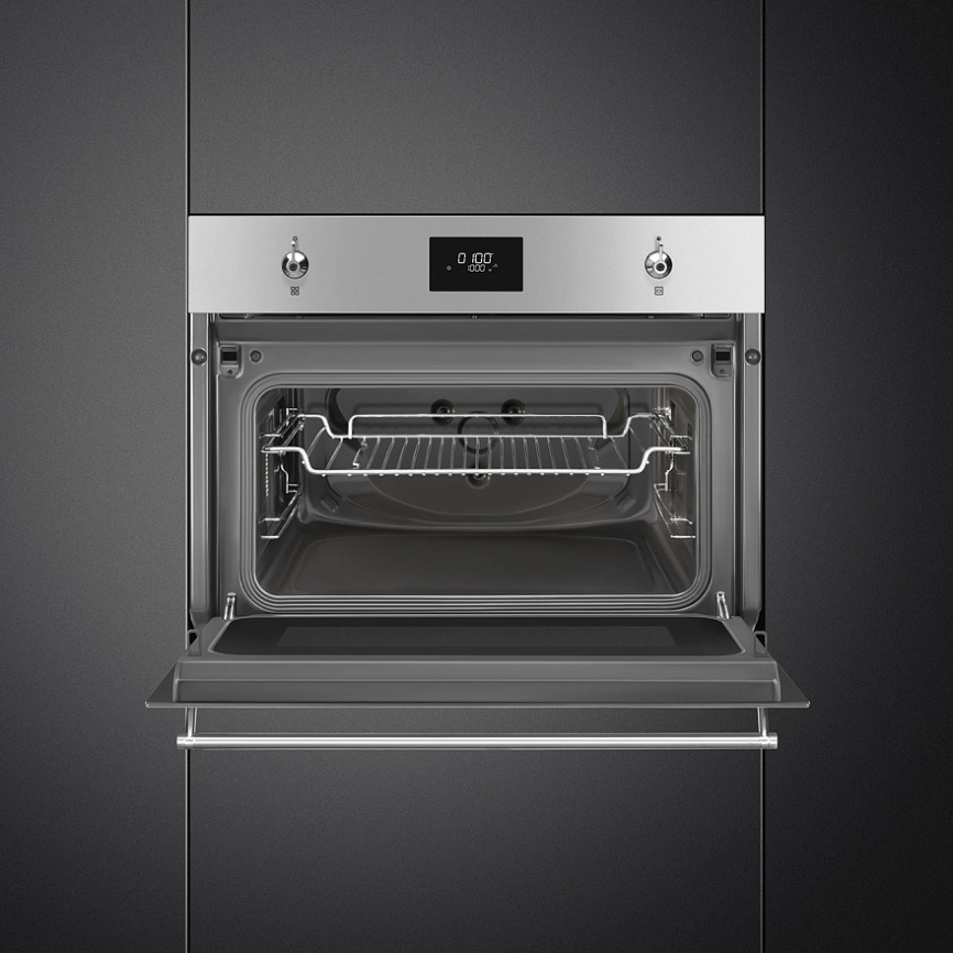 Встраиваемая электрическая духовка SMEG SMEG SO4301M0X фото 3