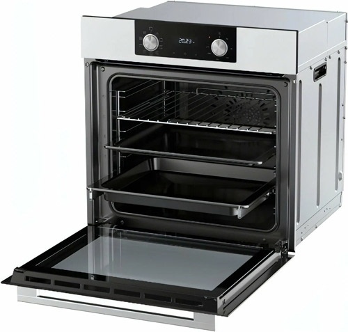 Электрический духовой шкаф Haier HOQ-K2ANN3WB 59 см, 72 л гриль конвекция, белый фото 2