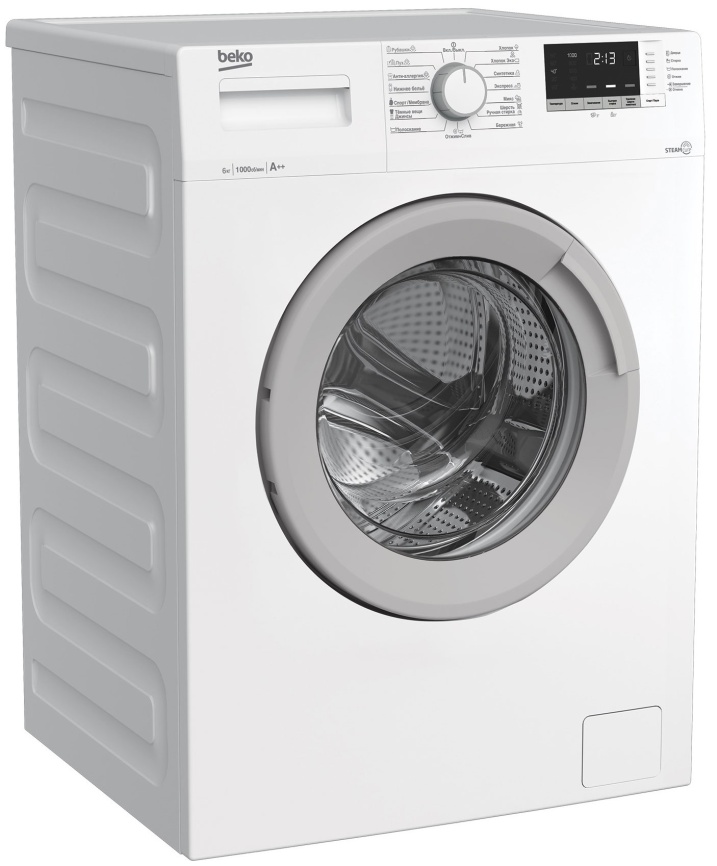 Стиральная машина Beko WSDN63512ZSW автомат 6 кг, белый фото 3
