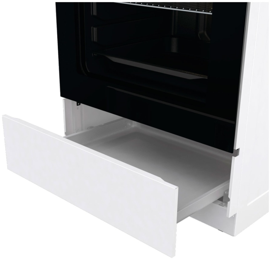 Электроплита Gorenje GEC6A11WG 60 см, 4 конфорки, белый фото 5