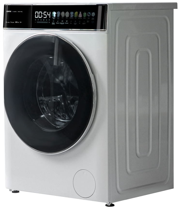 Стиральная машина с сушкой Centek CT-1966 автомат 8 кг, белый фото 2