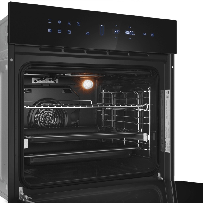 Электрический духовой шкаф Maunfeld MEOH709DB 59 см, 70 л, гриль и конвекция, черный фото 6