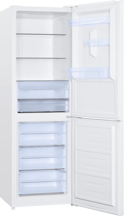 Двухкамерный холодильник Kraft TNC-NF401W No frost, белый фото 3