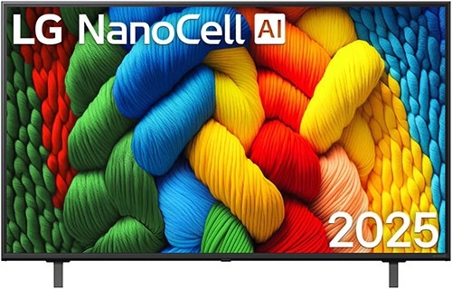 Телевизор LG 50NANO80A6B.ARUG, 50 дюймов, 4K Ultra HD, смарт ТВ, WebOS 25, синий фото 1