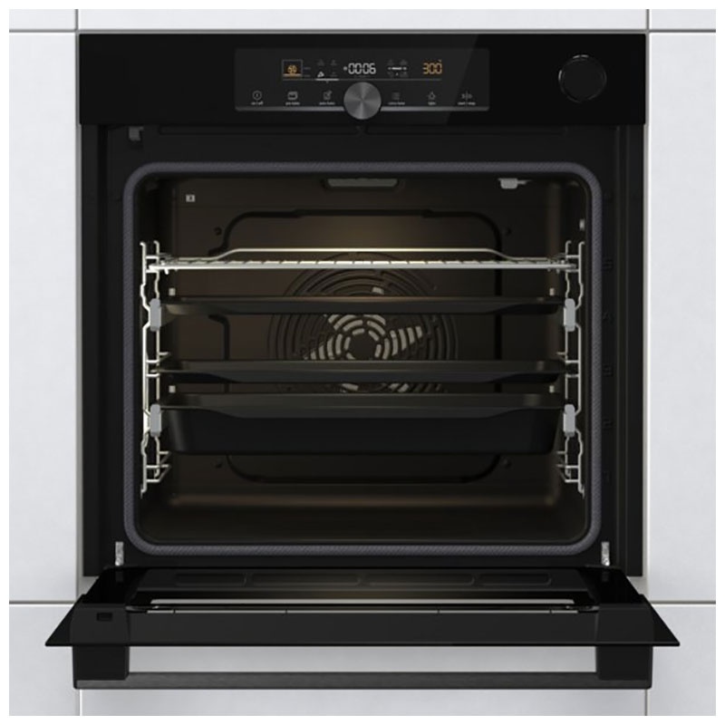 Электрический духовой шкаф Gorenje BPSA6747A08BG 59 см, 77 л, гриль и конвекция, черный фото 2