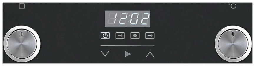 Электрический духовой шкаф LEX EDP 4590 BL Matt Edition 45 см, 55 л, гриль и конвекция, матовый черный фото 2