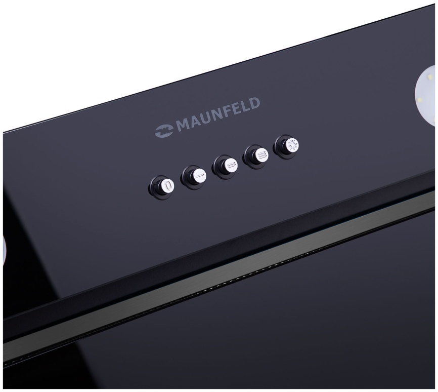 Вытяжка Maunfeld TRAPEZE 601GG черный фото 6