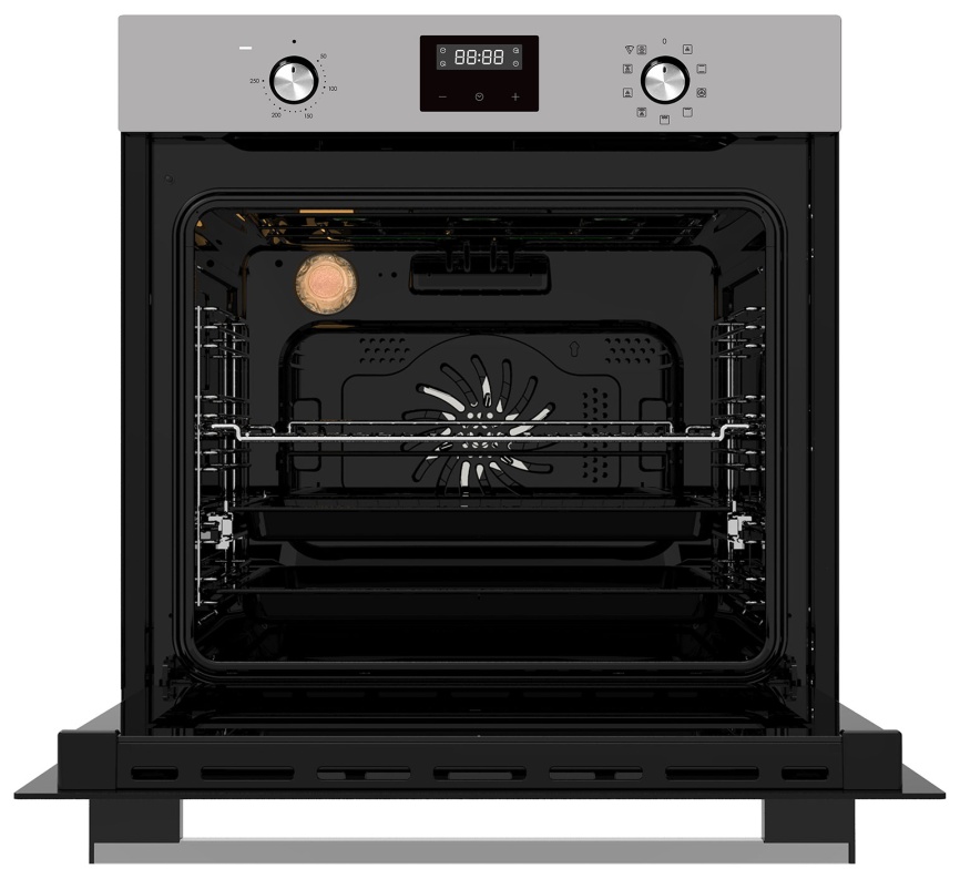 Электрический духовой шкаф Candy COXP08LTBX 59 см, 78 л гриль конвекция, серебристый фото 6