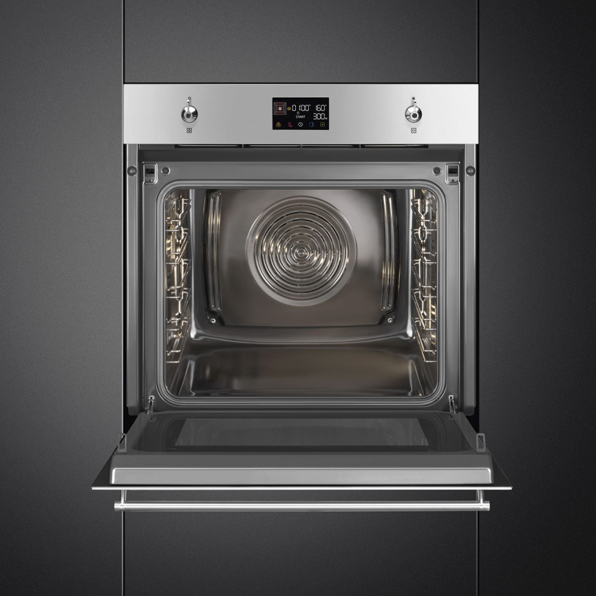 Встраиваемая электрическая духовка SMEG Духовой шкаф электрический Smeg SO6302M2X фото 6