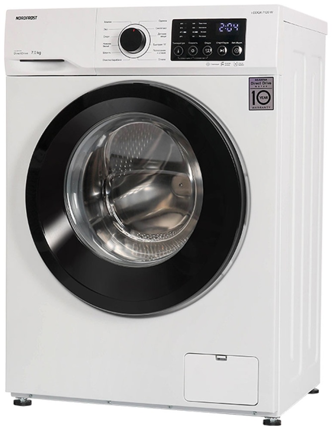 Стиральная машина NordFrost i-DDQ4 7120 W 8 кг, белый фото 2