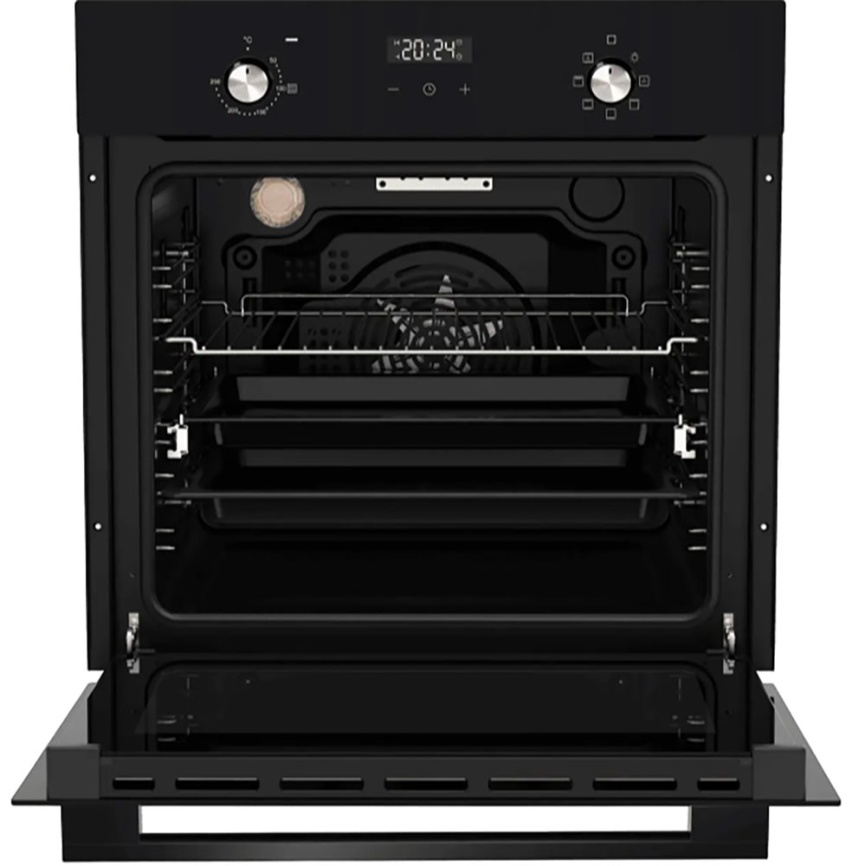 Электрический духовой шкаф Haier HOX-P06HGB 59 см, 76 л, гриль и конвекция, черный фото 3