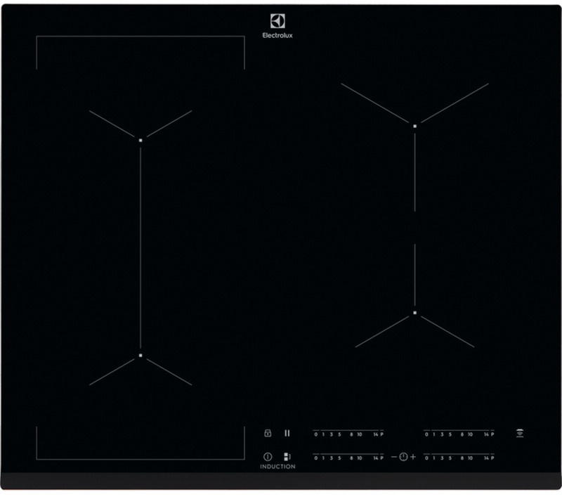 Электрическая варочная панель Electrolux CIV634 59 см, 4 конфорки стеклокерамика, черный фото 1