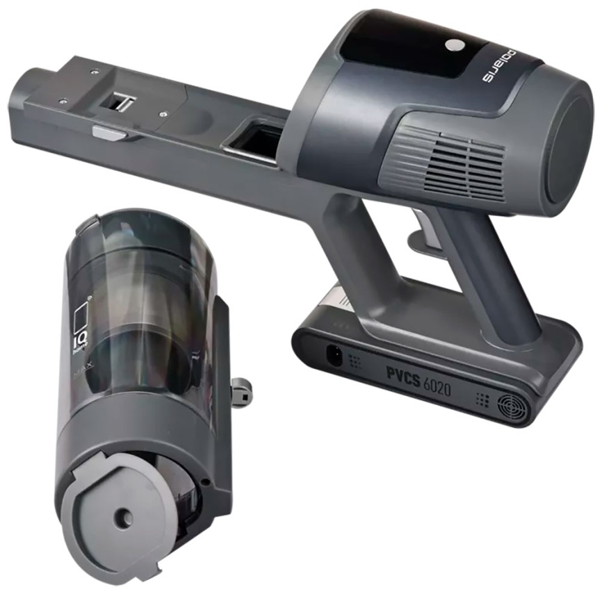 Пылесос вертикальный Polaris PVCS 6020 Cyclonic Way PRO WIFI IQ Home серый фото 5