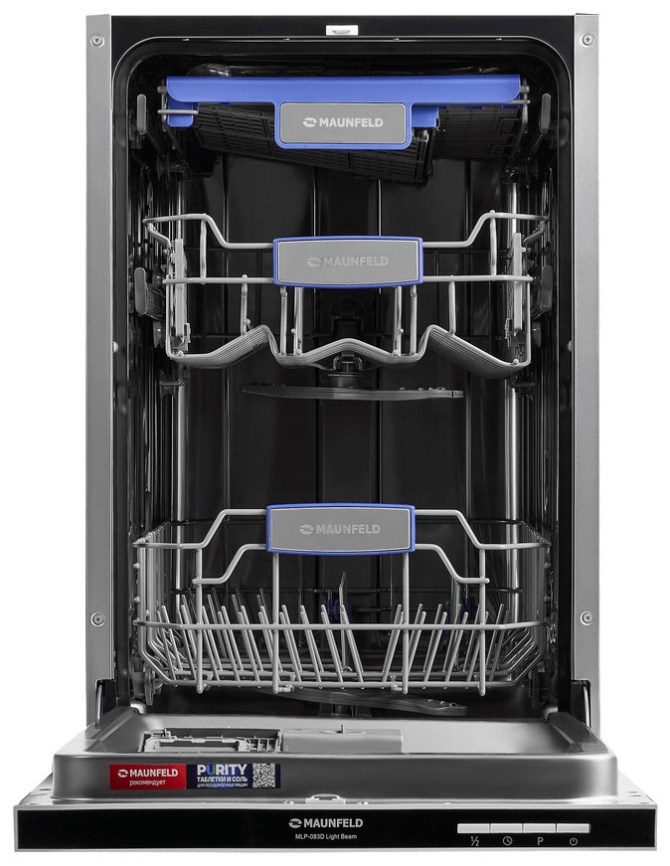 Встраиваемая посудомоечная машина Maunfeld MLP-083D Light Beam фото 6