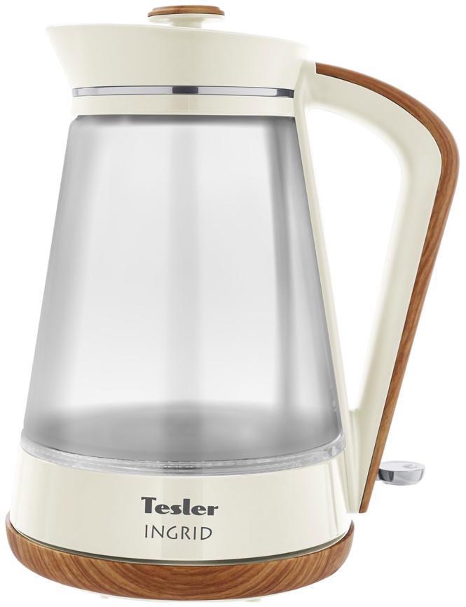 Чайник электрический Tesler KT-1750, beige фото 1