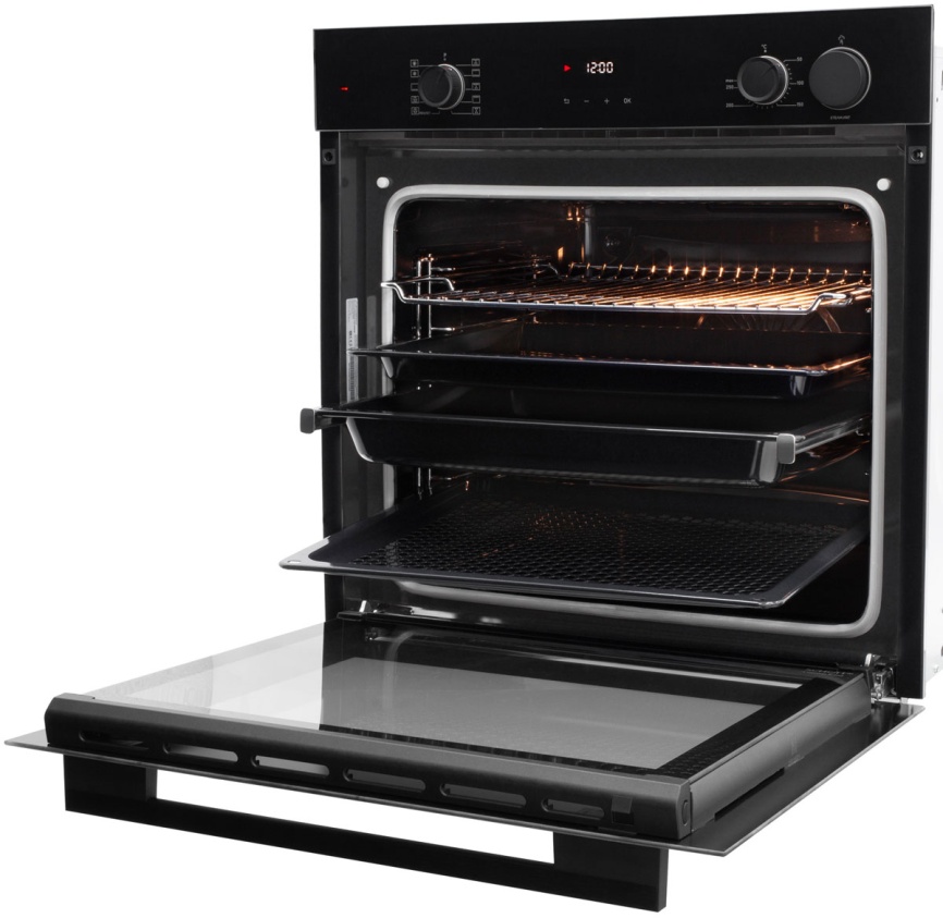 Электрический духовой шкаф Schaub Lorenz SLB EY6448 59 см, 73 л, гриль и конвекция, черный фото 7