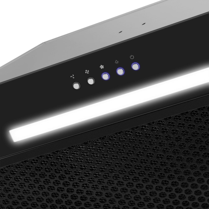 Вытяжка Maunfeld TRAPEZE 603EM черный фото 5