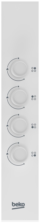 Газовая варочная панель Beko HIGG 64123 SW 61 см, 4 конфорки электроподжиг газконтроль, белый фото 6