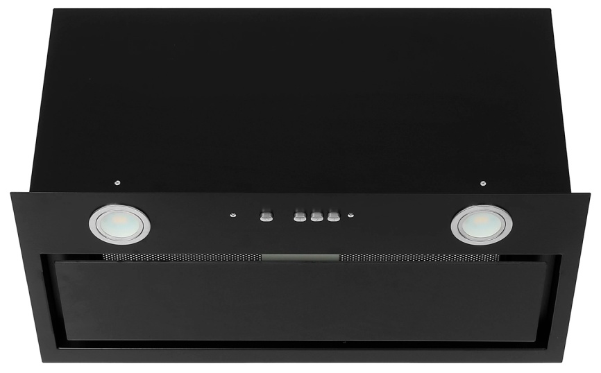 Вытяжка встраиваемая Elikor Cube 60П-1000, черный/черный фото 2